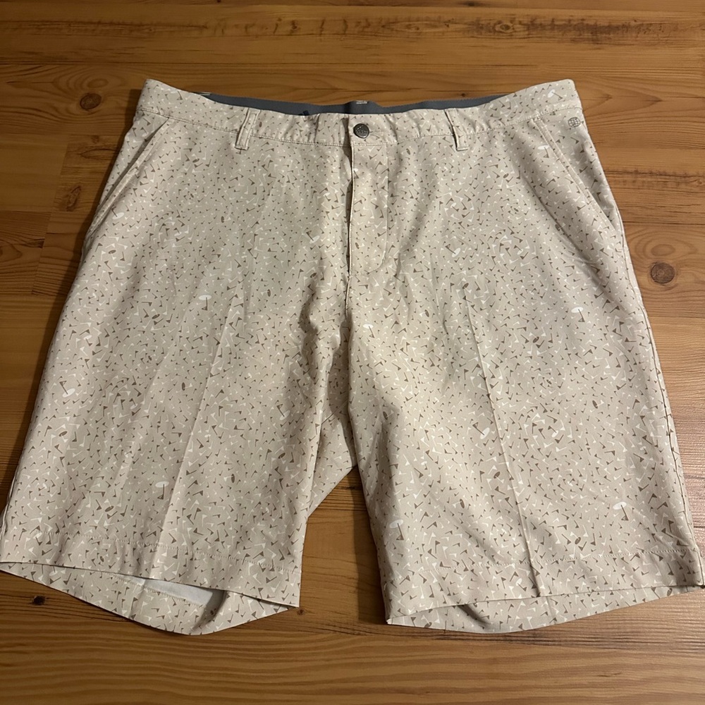 Adidas 36" Golf Shorts - All Over Print Golf Flags